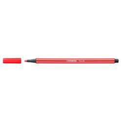 ROTULADOR PUNTA FIBRA MEDIA 1MM. PEN 68 ROJO NEON STABILO 68/040