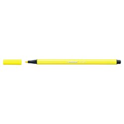 ROTULADOR PUNTA FIBRA MEDIA 1MM. PEN 68 AMARILLO LIMON STABILO 68/24