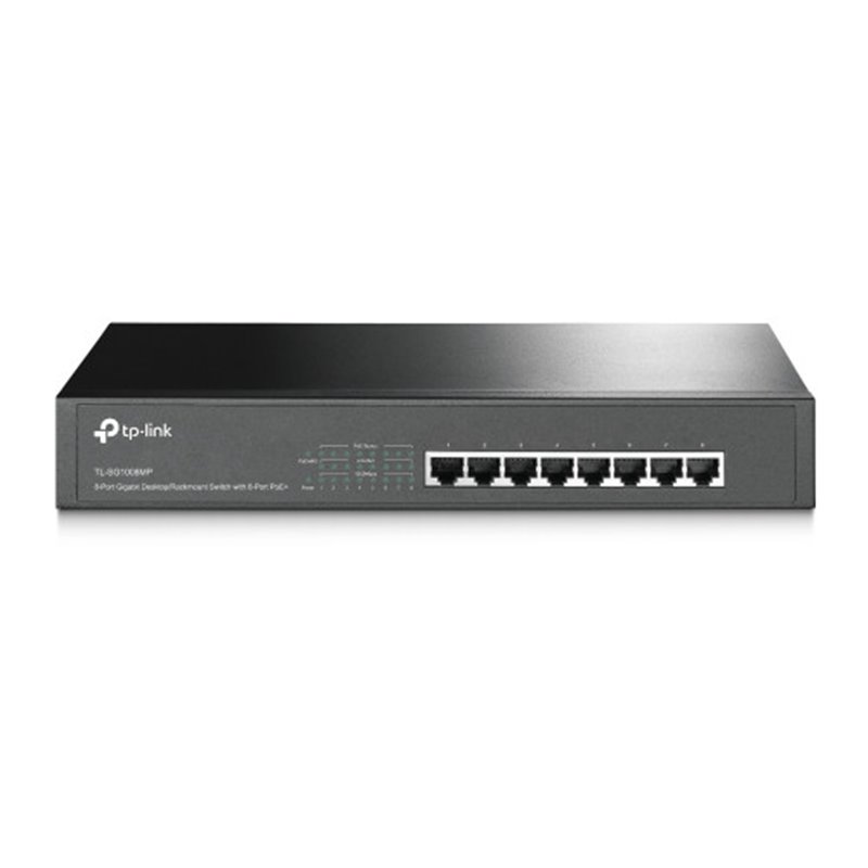 TP-LINK TL-SG1008MP No administrado Gigabit Ethernet (10/100/1000) Energía sobre Ethernet (PoE) Negro