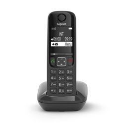 Gigaset AS690 Teléfono DECT/analógico Identificador de llamadas Negro