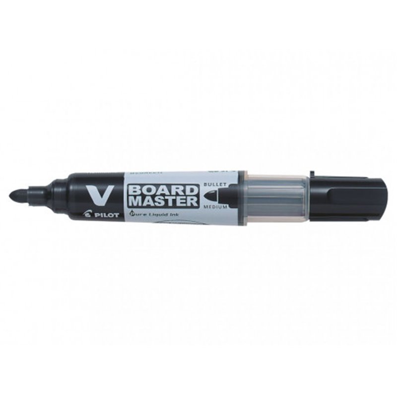 ROTULADOR PIZARRA VBOARD 1.8 PUNTA FIBRA NEGRO PILOT WBMA-VBM-M-B-BG