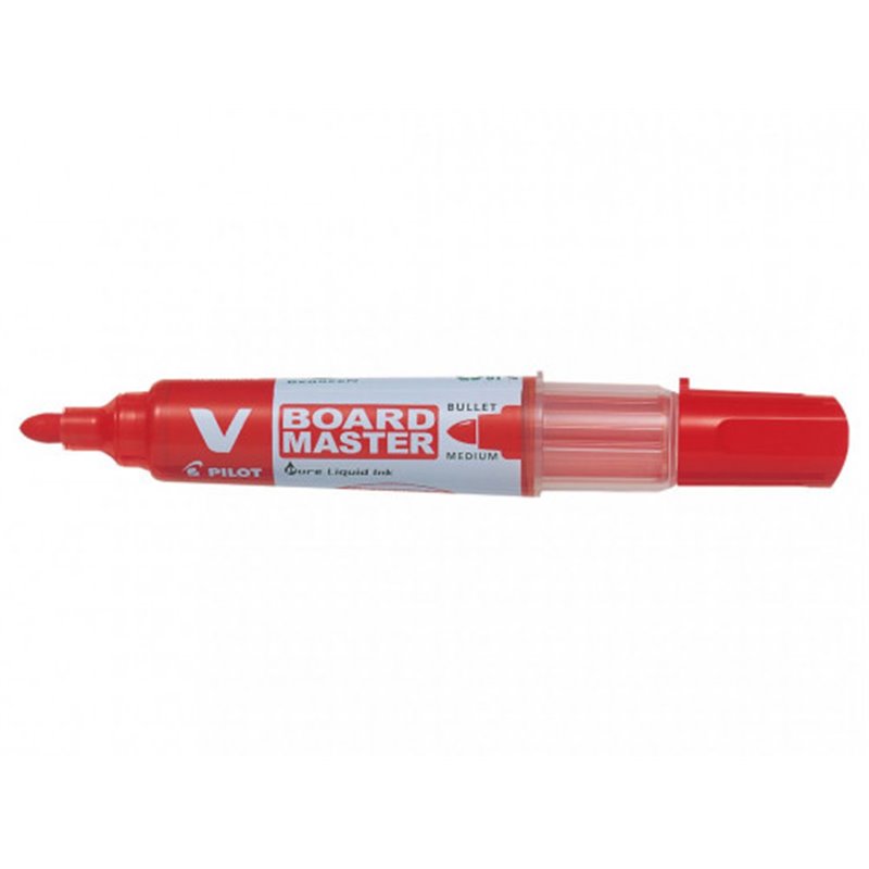 ROTULADOR PIZARRA VBOARD 1.8 PUNTA FIBRA ROJO PILOT WBMA-VBM-M-R-BG