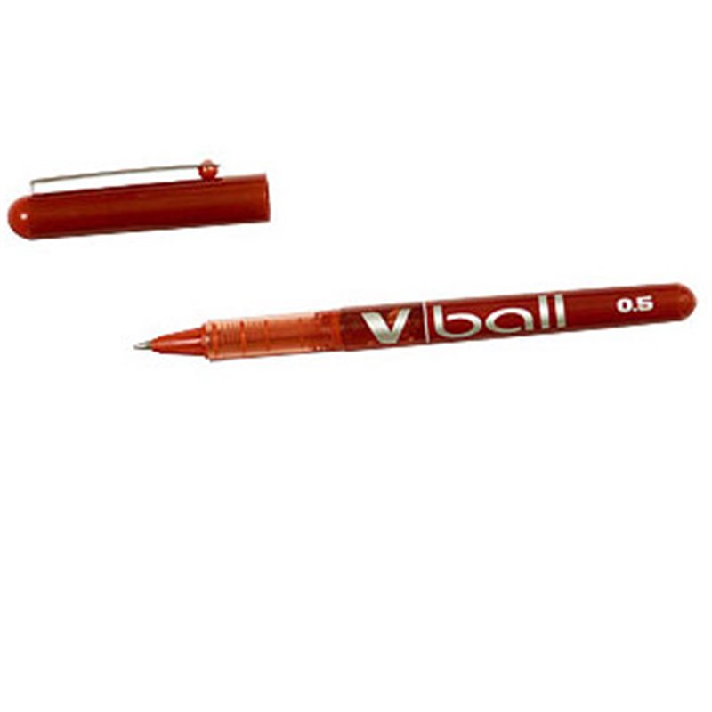 ROLLER TINTA LIQUIDA V-BALL 0.5MM ROJO PILOT BL-VB5-R