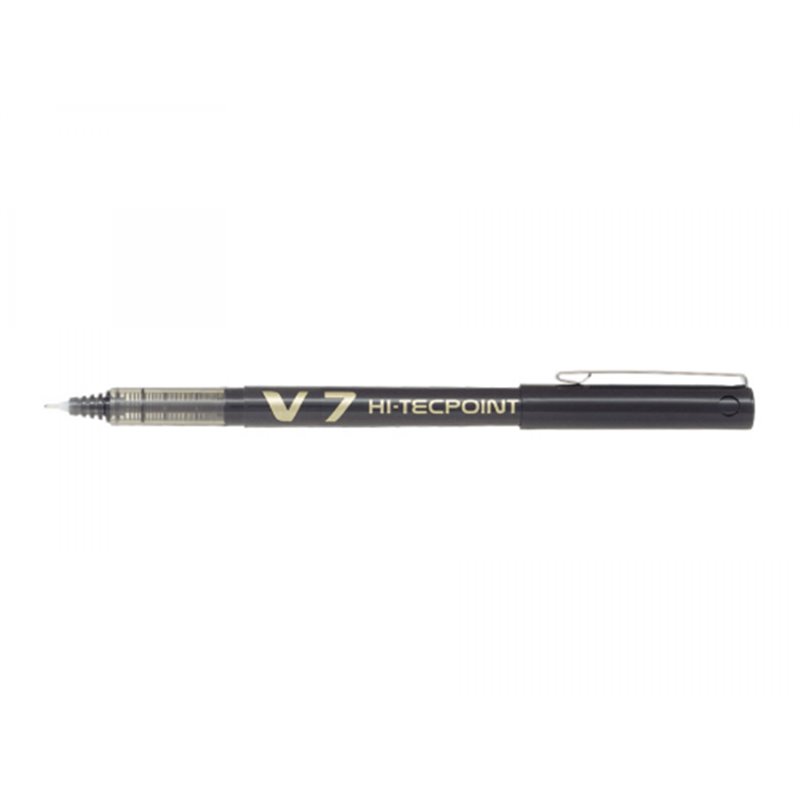 BOLIGRAFO ROLLER TINTA LIQUIDA V7 NEGRO PILOT BX-V7-B