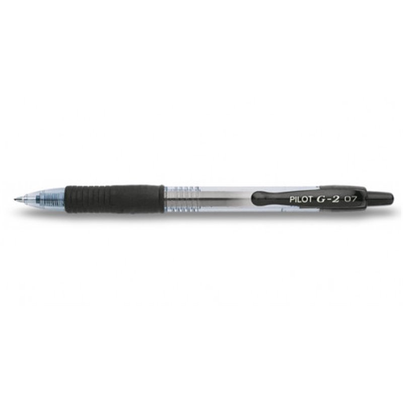 BOLIGRAFO ROLLER GEL RETRAC.G-2 NEGRO PILOT BL-G2-7-B