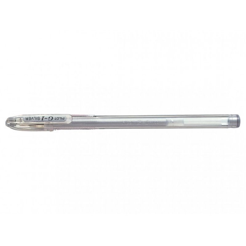 BOLIGRAFO ROLLER GEL G-1 0.7MM PLATA PILOT BL-G1-7T-S