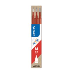 PACK 3 RECAMBIOS FRIXION ROJO PILOT BLS-FR7-R-S3