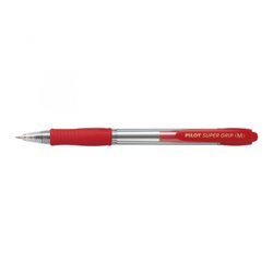 BOLIGRAFO RETRACTIL SUPERGRIP 1.0MM ROJO PILOT BPGP-10R-M-R