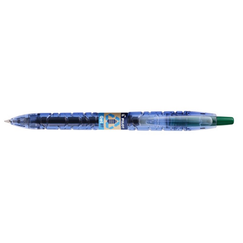 BOLIGRAFO B2P RETRACTIL VERDE PILOT BL-B2P-7-G-BG