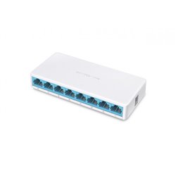 Mercusys MS108 switch Gestionado Fast Ethernet (10/100) Blanco