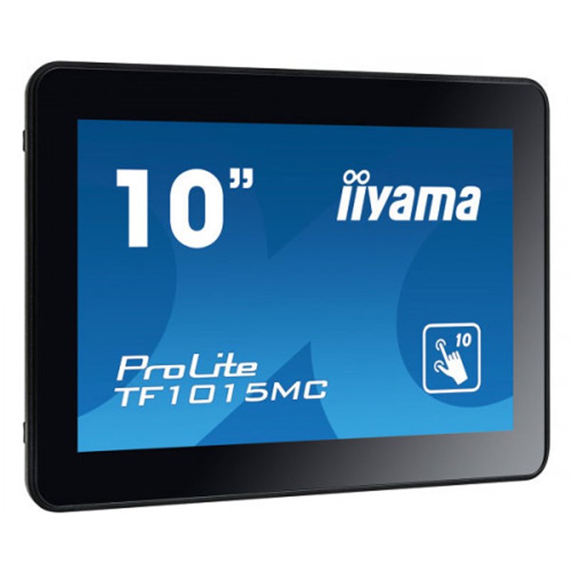 MONITOR IIYAMA OPENFRAME 10,1" TACTIL (TF1015MC-B2) 1280X800/ 450CD/ 1300:1/ VGA/ HDMI/ DP /USB/ 5MS/ VESA 100 /NEGRO(SIN MARCO)