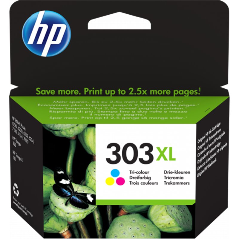 HP 303XL PACK CARTUCHO DE TINTA TRICOLOR HP303XL (T6N03AEABE)