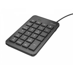 Trust 22221 teclado numérico Portátil/PC USB Negro