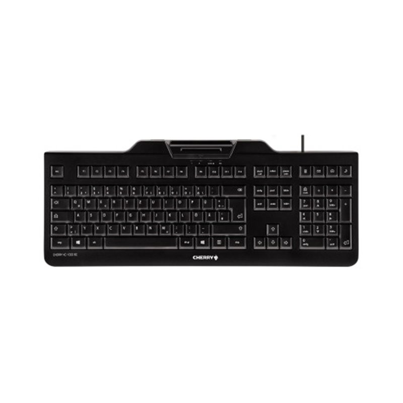 CHERRY KC 1000 SC teclado USB QWERTY Español Negro