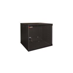 WP WALL MOUNT RACK 19" RWA SERIES 6U WXDXH: 540X600X310 MM, BLACK RAL 9005