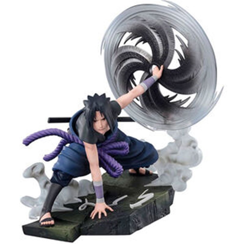 FIGURA FIGUARTS ZERO SASUKE UCHIHA THE LIGHT & DARK OF THE MANGEKYO SHARINGAN NARUTO SHIPPUDEN 20CM