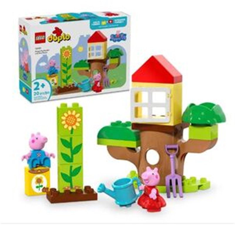 JARDÑN Y CASA ARBOL DE PEPPA PIG