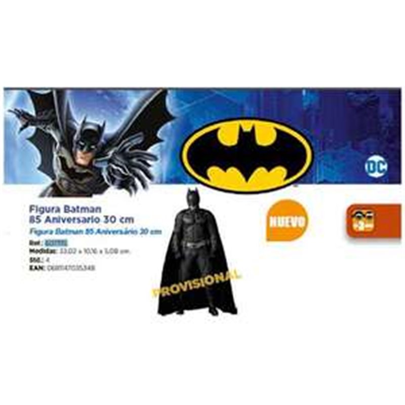 BAT FIGURA BATMAN 85 ANIVERSARIO 30 CM