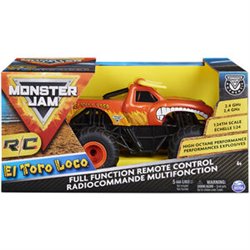 COCHE RADIO CONTROL TORO LOCO RC MONSTER JAM 1:24