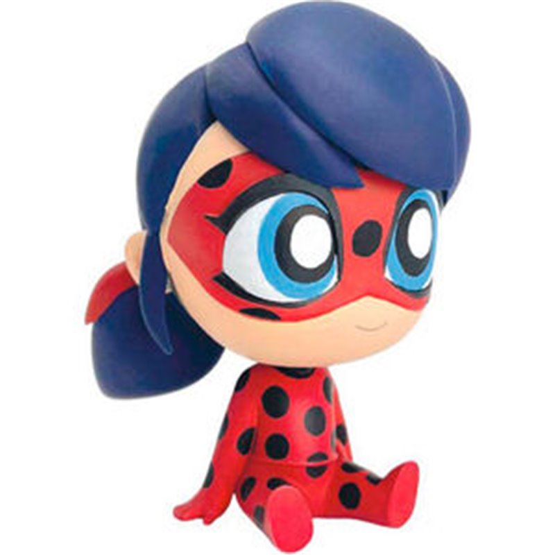 FIGURA HUCHA LADY BUG CHIBI PRODIGIOSA LADYBUG 18CM