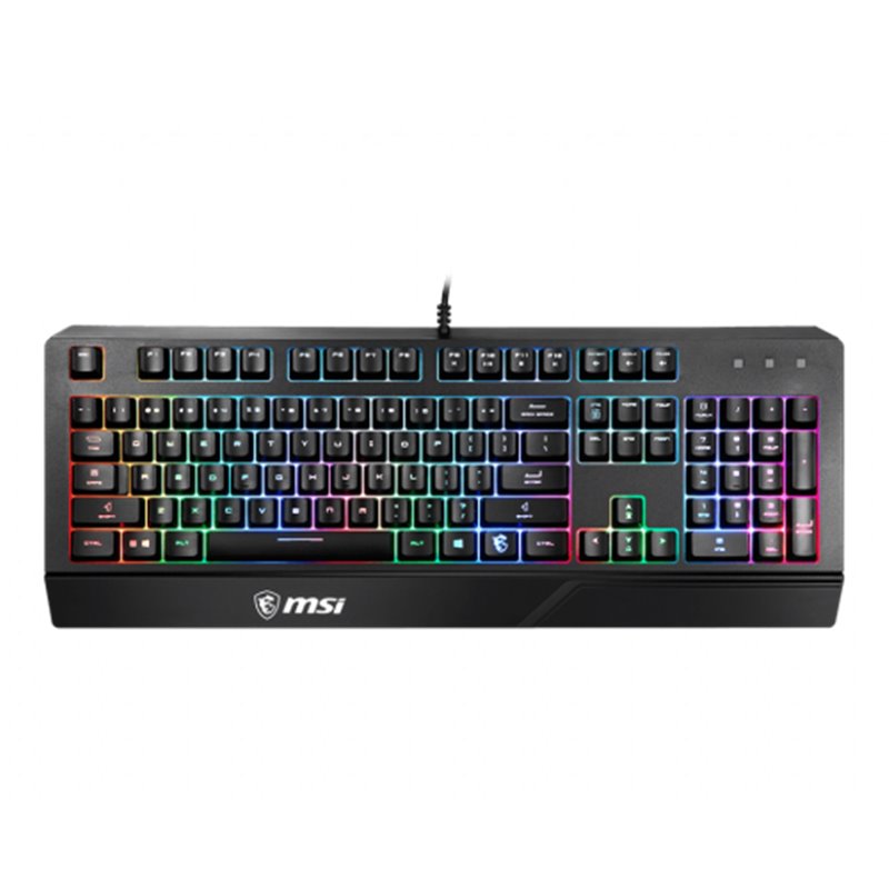 MSI VIGOR GK20 teclado USB QWERTY Español Negro