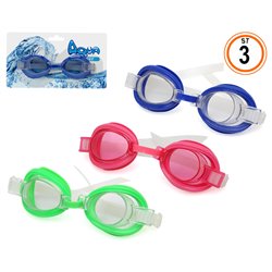 GAFAS INFANTILES PISCINA PVC 3 ST.