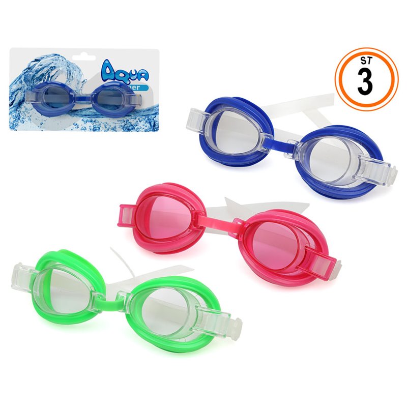 GAFAS INFANTILES PISCINA PVC 3 ST.