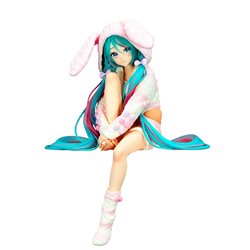 Figura Noodle Stopper Hatsune Miku Rabbit Ear Hood Pajama Hatsune Miku 14cm