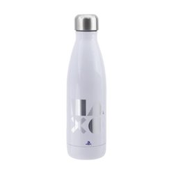 Paladone PS5 Uso diario 500 ml Acero inoxidable Plata, Blanco