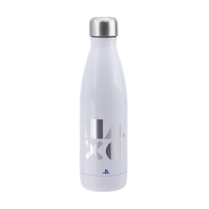 Paladone PS5 Uso diario 500 ml Acero inoxidable Plata, Blanco