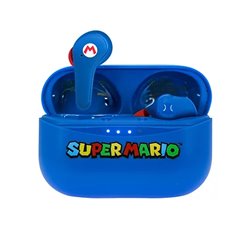 OTL Technologies Super Mario Auriculares Inalámbrico Dentro de oído Llamadas/Música Bluetooth Azul