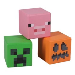 Paladone Minecraft Stress Blocks CDU 12 Bola antiestrés