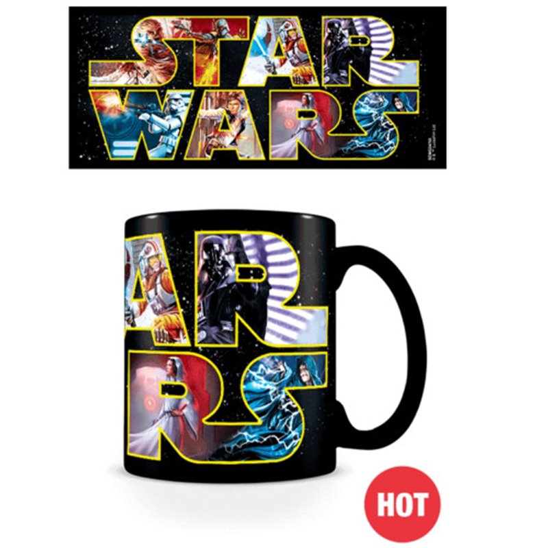 TAZA DESAYUNO CAMBIO DISEÑO STAR WARS LOGO PYRAMID SCMG24755