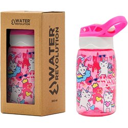 Cantimplora Gatos Bailarines Water Revolution 500ml tritan