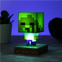 LÁMPARA ICONS ZOMBIE MINECRAFT 12 CM PALADONE PP6592MCFV2