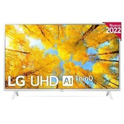 Televisor LG UHD 43UQ76906LE 43"/ Ultra HD 4K/ Smart TV/ WiFi/ Blanca