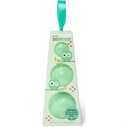 SET 3 BOMBAS DE BAÑO EFERVESCENTE OWL MULTICOLOR