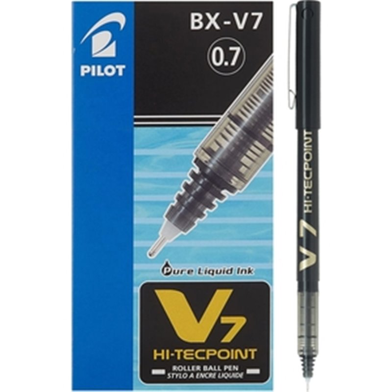 PACK 12 ROTULADOR PILOT V7 NEGRO