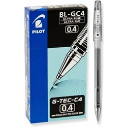 PACK 12 ROTULADOR PILOT G-TEC C4 NEGRO