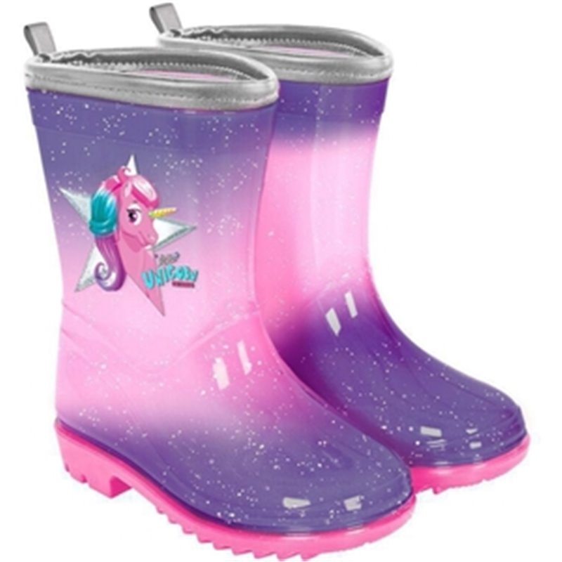 UNICORNIO BOTAS DE AGUA 5 TALLAS SURTIDAS 22-31