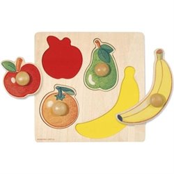 PUZZLE ENCAJES MADERA FRUTAS GOULA