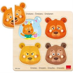 PUZZLE EMOCIONES MADERA GOULA 28X28