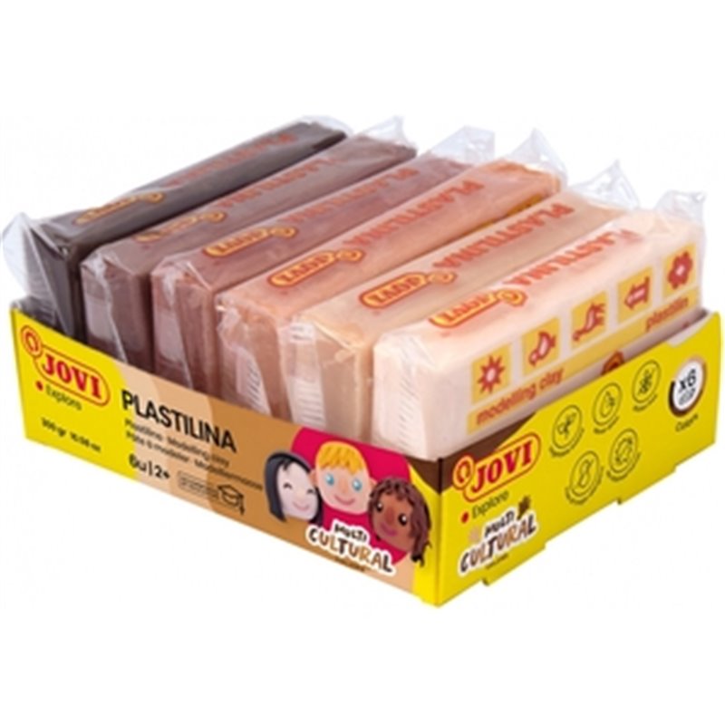 PACK6 TACOS PLASTILINAJOVI50G MULTICULT.