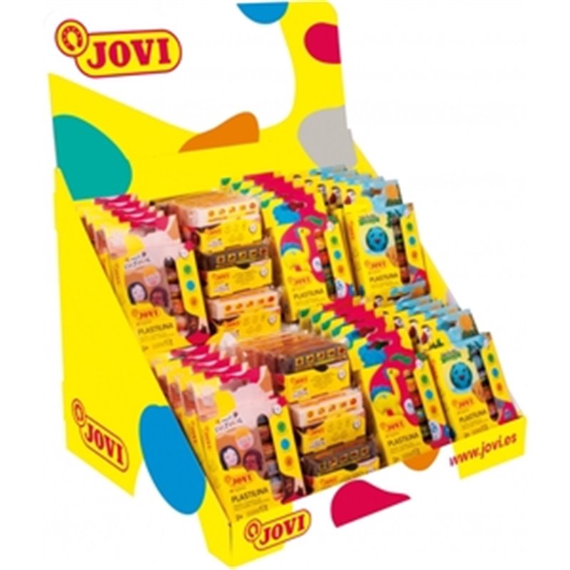 EXP. JOVI SURTIDO PLASTILINAS 54UNIDADES