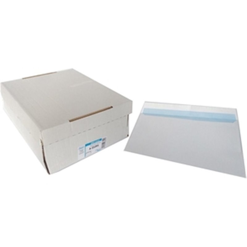 CAJA 250 SOBRES 100 GR BLANCO 250X355 CON TIRA