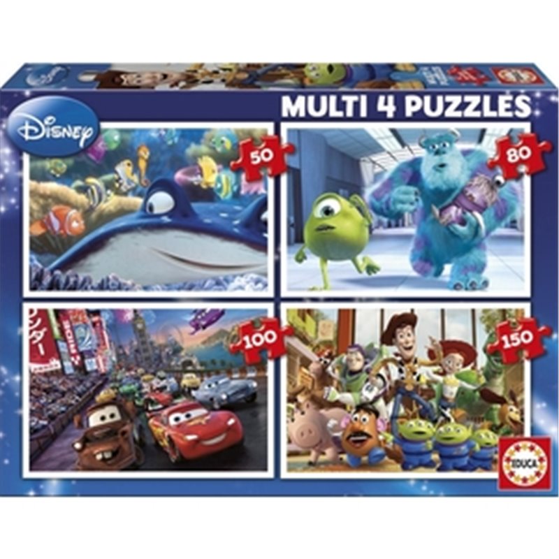 DISNEY-PIXAR MULTIPUZZLE 50-80-100-150