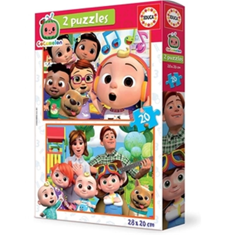 COCOMELON PUZZLE 2X20 PZAS.