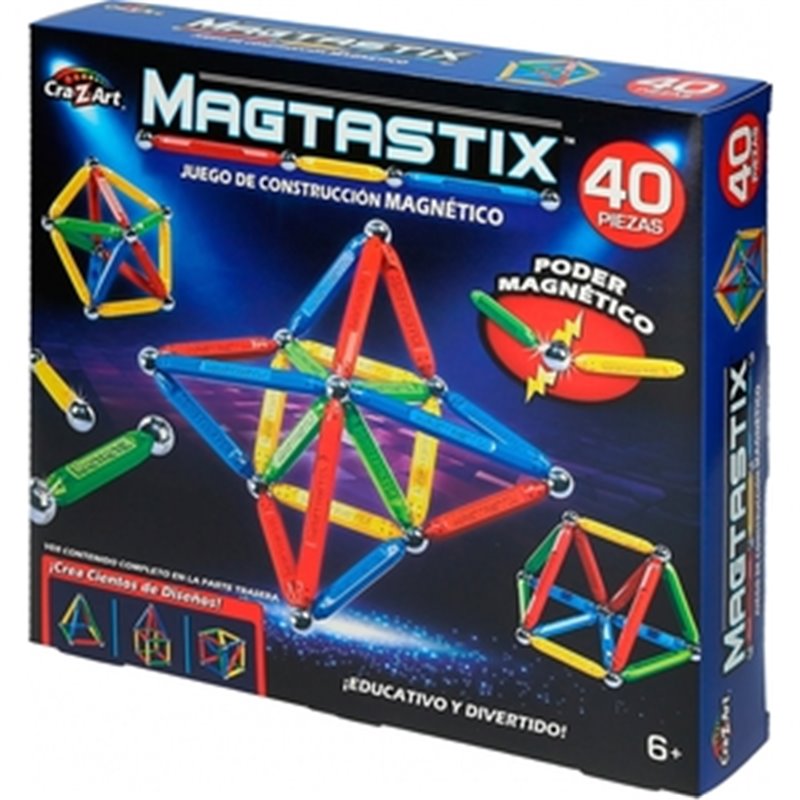 MAGTASTIX CONSTRUCCIÓN MAGNÉTICA 40 PZAS