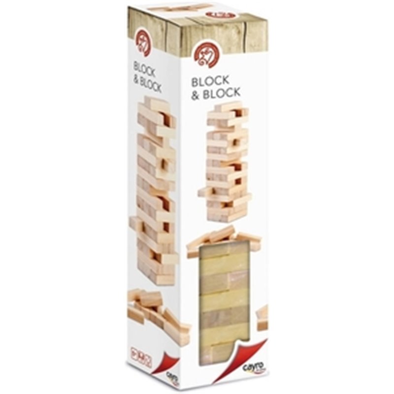 BLOCKBLOCK MADERA NATURAL 54 PZAS