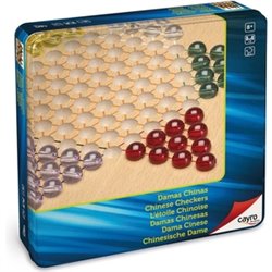 JUEGO DAMAS CHINES LUXE CAJA METAL +8 AÑOS